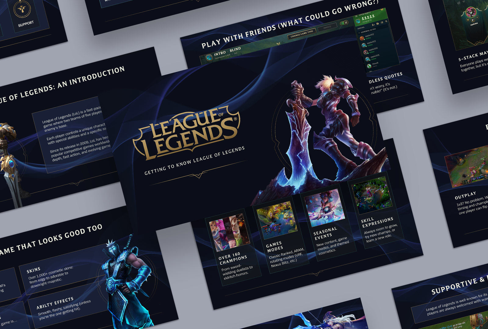 League of Legends - PowerPoint by Patricia Gil on Dribbble