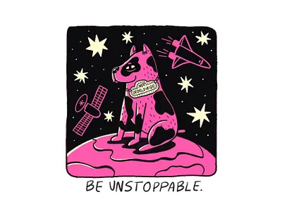 MR. WORLDWIDE animal dog earth eye face global globe illustration look night pitbull planet procreate rapper rocket satellite ship space stars worldwide