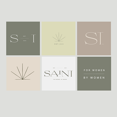 Brand Suite for SAINT brand brand designer brand development brand guidelines brand identity brand pack brand suite branding design graphic design illustration logo logo design logo designer logo suite social media ui ux vector visual identity