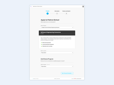 Flatiron School, student applications and admissions applications bootcamp interaction design product design product research ui ui design user flow user interviews user research ux ux design web design workflows