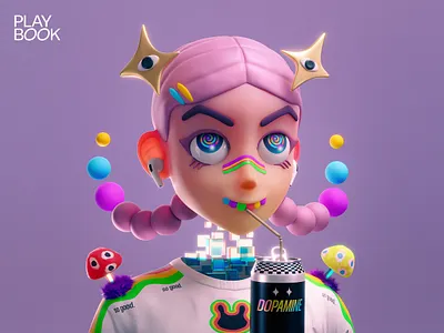 Playbook x Leo Natsume NFT Limited Collection | 02 3d anime artwork blender branding character design design illustration inspiration nft nft art product design technology ui ux web