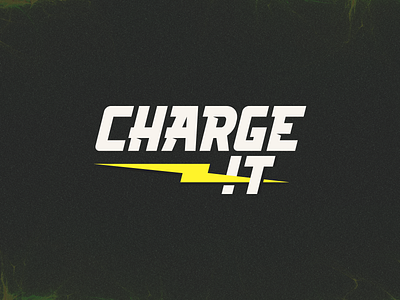 Charge It Logo branding charge electric graphic design logo typography