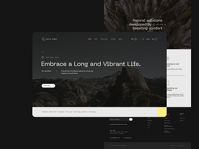 Kaya Zuri LP brand design identity landing landing page online page presence website