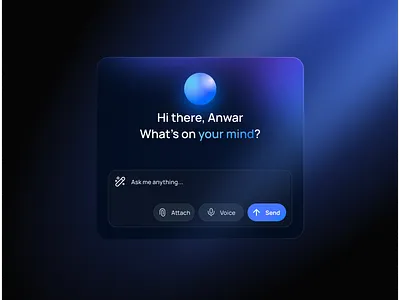 AI Chatbot Widget for SaaS Dashboard app design dashboard landing page saas ui uiux ux web design website design