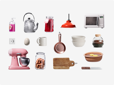 Kitchen Heroes 3d c4d cartoon illustration kitchen