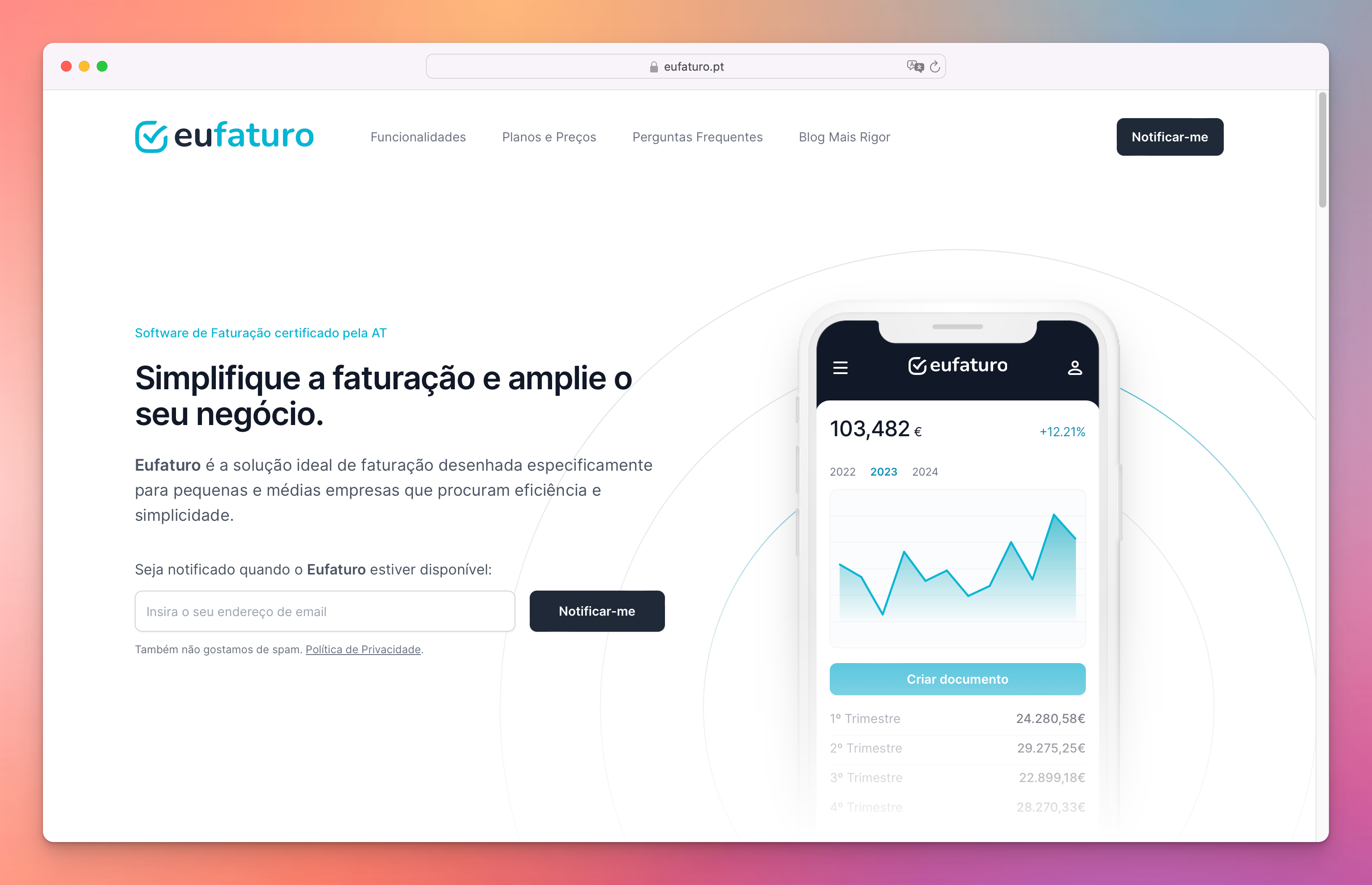 Example of Landing Page Design & Development