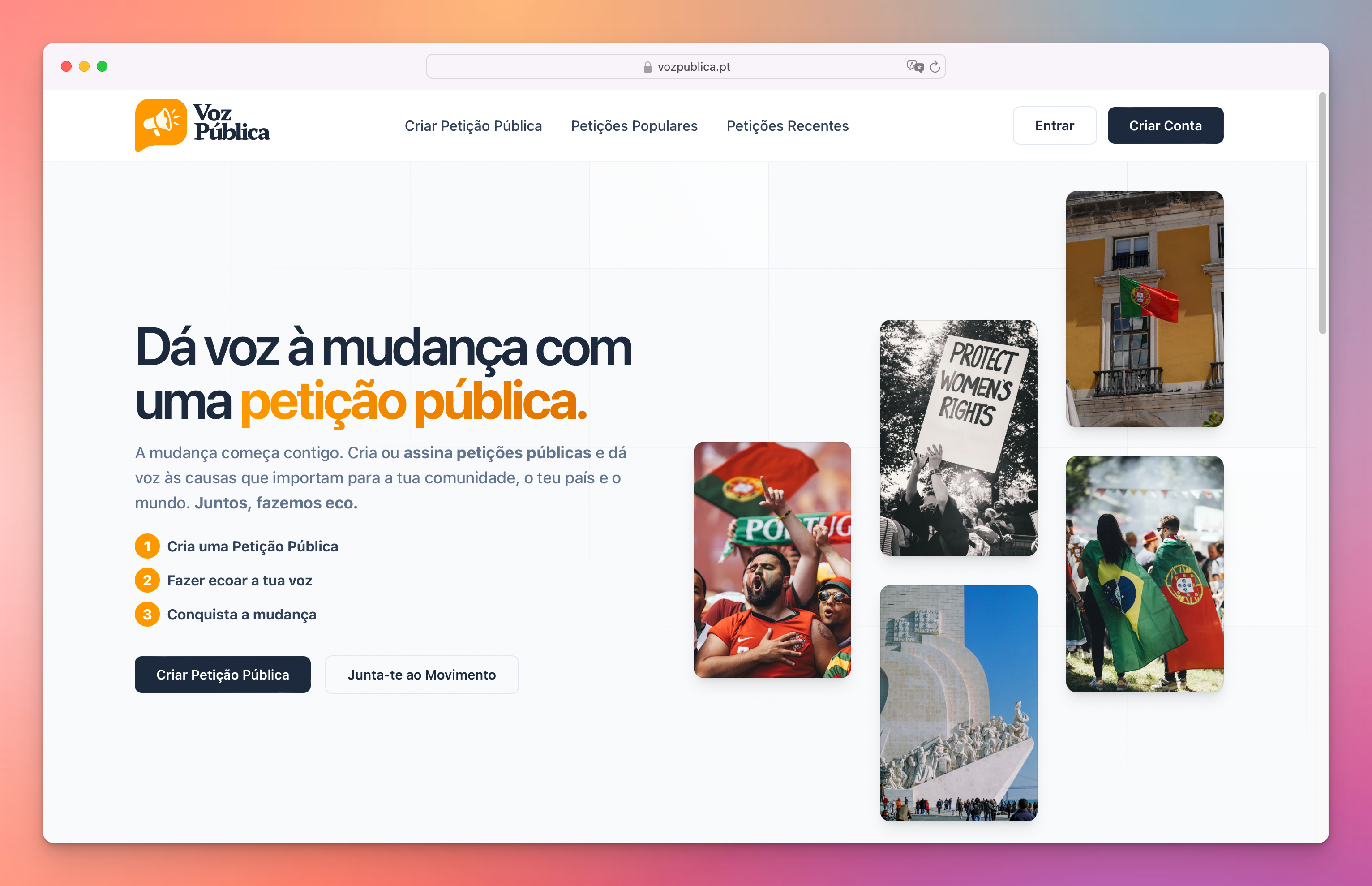 Example of Landing Page Design & Development