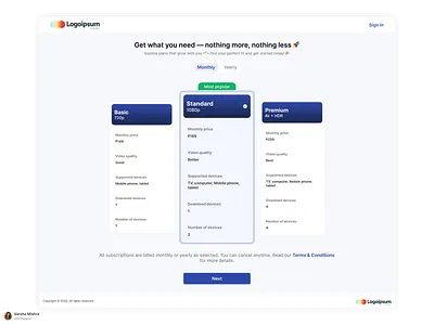 Plans and Pricing app branding design graphic design logo planning price price and planning typography ui ux vector