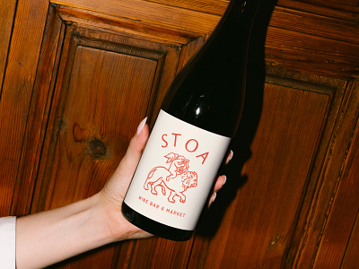 Brand Identity for A Curated Wine Bar - Stoa beverage beverage branding brand brand identity branding graphic design identity ilustration logo design packaging