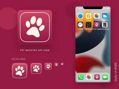 App Icon | Daily UI Challenge 005 app branding dailyui design figma illustration landingpage logo ui webdesign