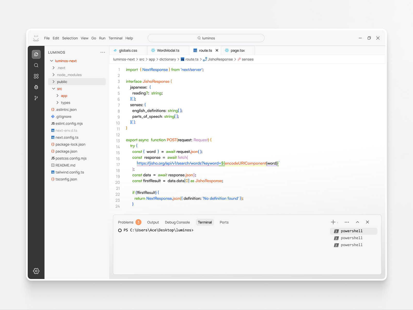 light mode code editor by Asar M on Dribbble