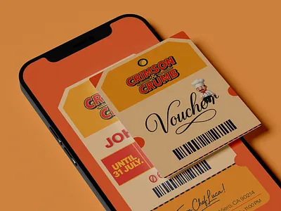 Voucher Design for Restaurant colorpsychology dailydesign designlovers ui uidesign uxdesign uxuidesigner voucherdesign