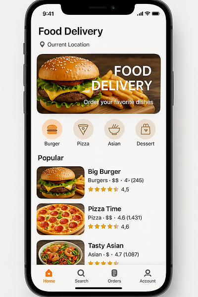 Food delivery app design app app design daily daily app design daily ui daily uiux daily ux design food delivery app graphic design new ui uiux uiux design ux