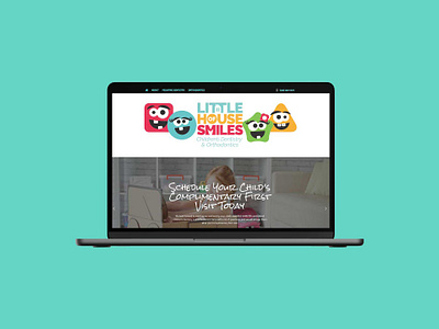 Little House of Smiles Website branding design graphic design illustration logo logo design typography ui ux vector website