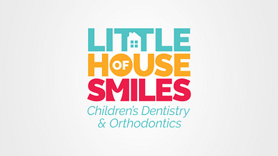 Little House of Smiles Logo branding design graphic design logo logo design typography vector