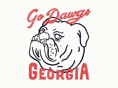 Bootleg Dawgs drawing illustration lettering line art logo type typography