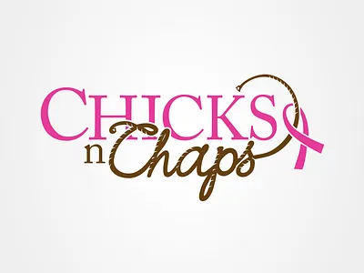 Chicks n Chaps Logo branding design graphic design logo logo design typography vector