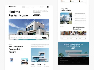 Real Estate Website apartment finder clean ui home buying home search house listing product design property ui property website real estate real estate app real estate branding real estate landing page real estate listing real estate website responsive web ui design user interface ux design web design website concept