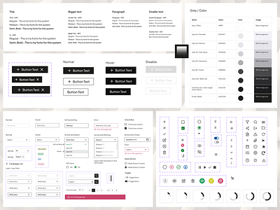 Modern B2B Campaign Management Platform – UI Asset Preview b2b campaignmanagement dashboard datavisualization designsystem enterprisesoftware figma marketingdashboard productdesign projectmanagement saas uiassets webapplication