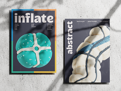 3D Poster - Inflated Abstract Shape 3d 3d blender 3dshape abstract artposter branding claystyle clean colorful digitalart geometry graphic design moden modern design posterdesign render retro simple softbody surreal