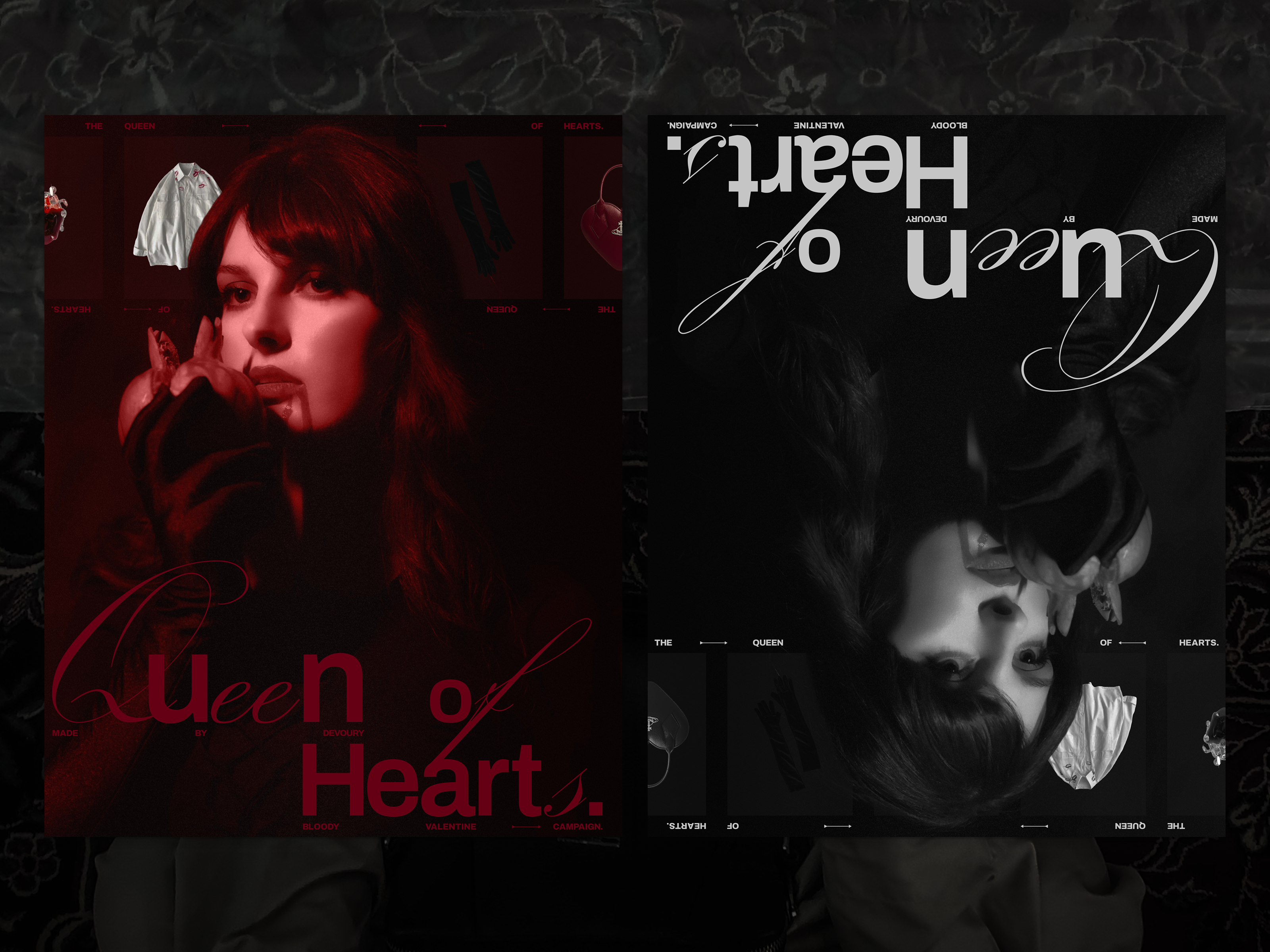 Q — Campaign. banner banner design brand brand campaign brand identity branding campaign design dilara findikoglu fashion graphic graphic design illustration logo maison margiela poster poster design ui ux vivienne westwood