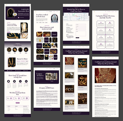 Shreenidhi Jewellery — Website UI Design branding figma figmadesign flow freelance graphic design mobile mobileapp persona prototype research responsive sketch ui uiux user userinterface userresearch website wireframe