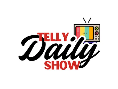 Media Logo branding daily show gossip logo graphic logo logo logo design media logo telly daily show logo tv logo youtube logo