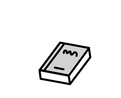 Book animation after effects animation branding character illustration loop motion ui