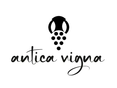 Antica Vigna winery branding logo logotype winery logo