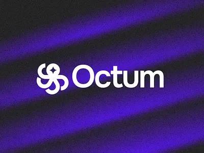Octum | Logo Design for an A.I Tech Brand ai artificial intelligence branding geometric graphic design logo design minimalist tech ui