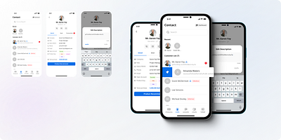 Contact Customer ui