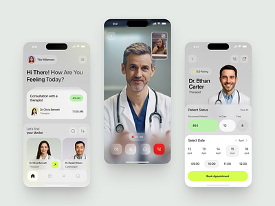 Mobile App Design for Medtech app app design application application design grahic design graphic design interface ios app ios app design mobile mobile app mobile app design product service startup ui uiux ux