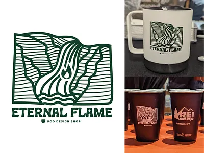 REI Grand Opening Merch amherst ny badge buffalo ny canteen chestnut ridge eternal flame grand opening merch mug orchard park outdoors rei thick lines