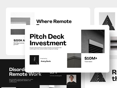 Noci - Pitch Deck Presentation app branding design modern design typography vector