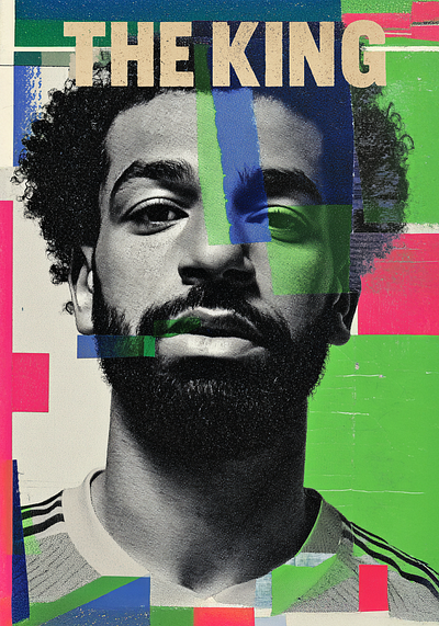 Mo character collage fc liverpool football football illustrated illustration illustrator liverpool mohammed salah people portrait portrait illustration soccer soccer illustrated