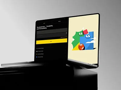 Login / Sign-In Screen - UI aftereffects animation branding clean crypto finance motion graphics product registration ui user interface website