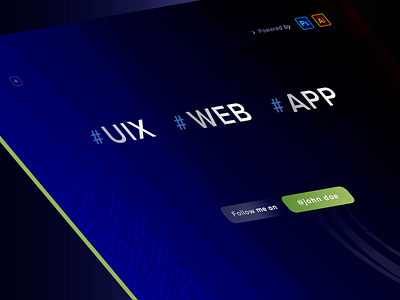 Powered by adobe fotns app banner brand branding dark ui graphic design icon set icons icons designer illustration illustrator ai photoshop psd powered by print designer proxima nova senior designer typo typography ui ux designer uix web