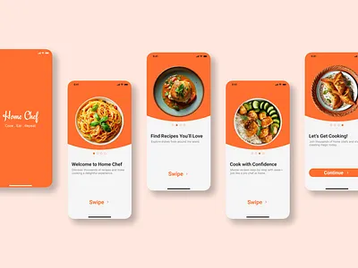 Daily UI 023 - Onboarding app daily ui 023 design drinks figma food onboarding flow recipe app swiggy ui