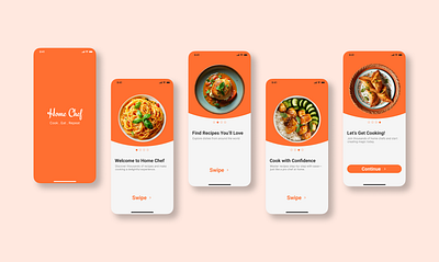 Daily UI 023 - Onboarding app daily ui 023 design drinks figma food onboarding flow recipe app swiggy ui