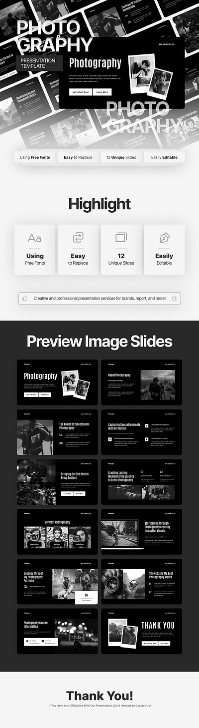 Photography Presentation | PPT-KEY-GSL professional