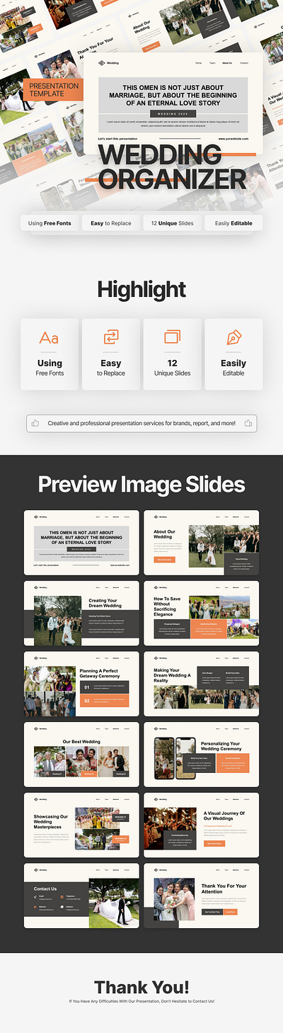 Wedding Organizer Presentation | PPT-KEY-GSL professional