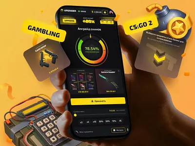 Upgrader - CS2 Gambling betting case opening casino casino design crash crypto gaming cs go cs2 cs2 design gambling gambling design gaming live casino lootbox online casino skin upgrade slots upgrade upgrade system upgrader