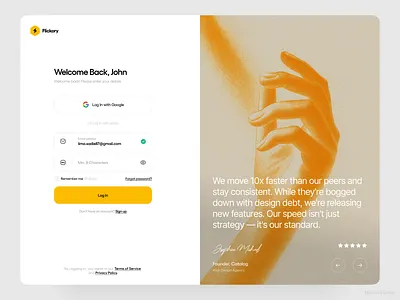 Log In / Sign Up Screen for a Website account clean data design files free freefigma login new popular register signup users website