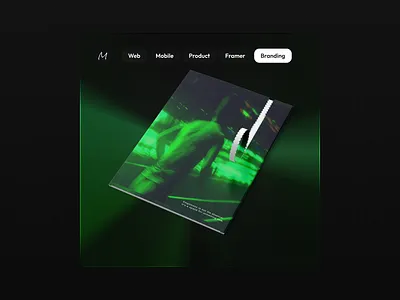 Poster branding design poster