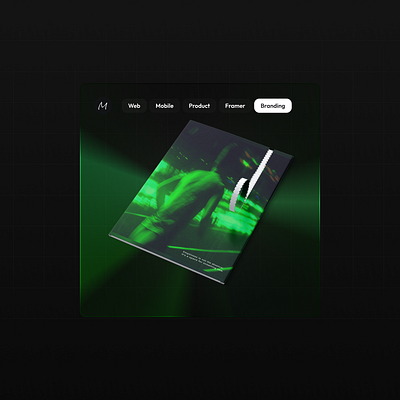 Poster branding design poster