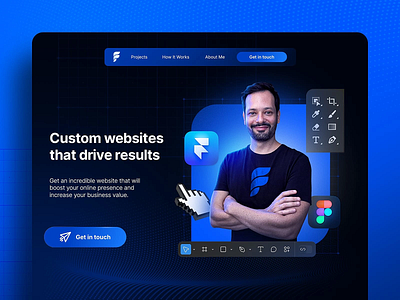 Designer Website Portfolio agency branding brasil brazil design design agency designer figma framer graphic design hero landing page photoshop portfolio remote seo ui web design portfolio web designer website