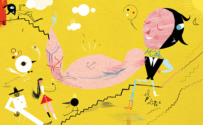 Illustration for CELOBERT Magazine, Blanes (Spain, 2025). animation digitalillustration illustration magazine