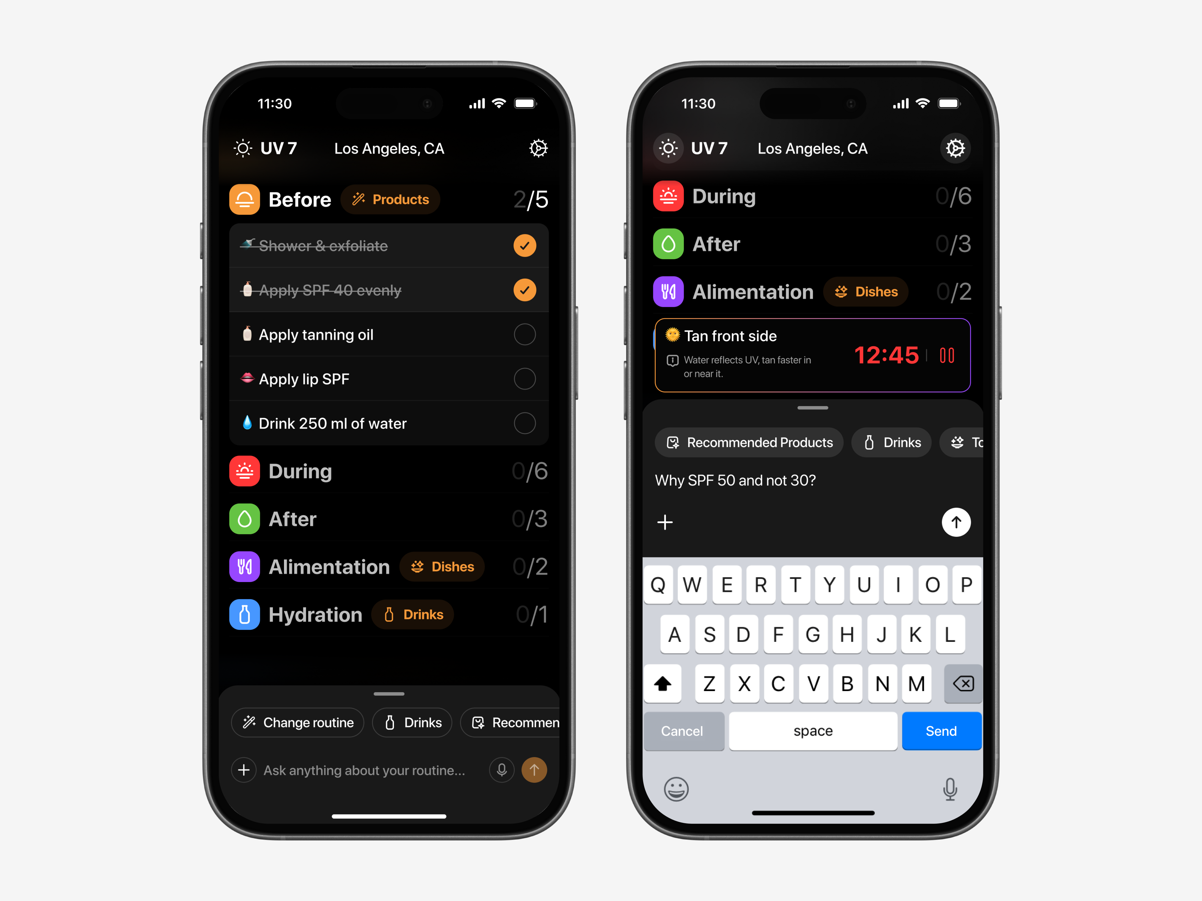 TanAI BFF App Design design mockup ui uidesign uiux