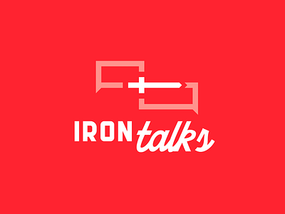 Iron Talks branding christian logo christian ministry church design graphic design logo minimalism ministry ministry logo