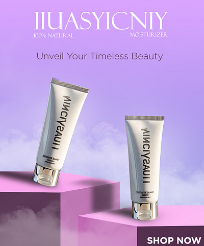 "Poster Design - Women's Moisturizer" adobe artist beauty branding cosmetics design fashion graphic design graphicdesigner moisturizer poster women
